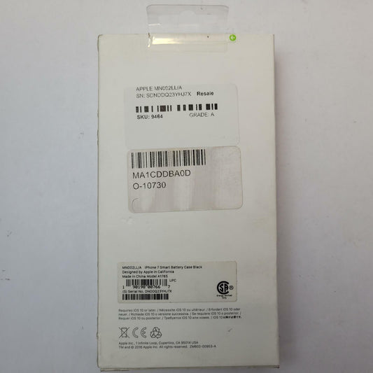 Apple MN002LL/A iPhone 7 Smart Battery Case | Grade A