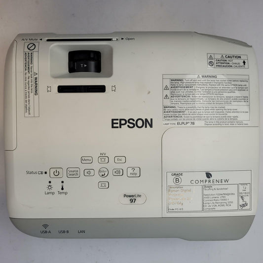 EPSON H576A Digital Projector | Grade B | 9415