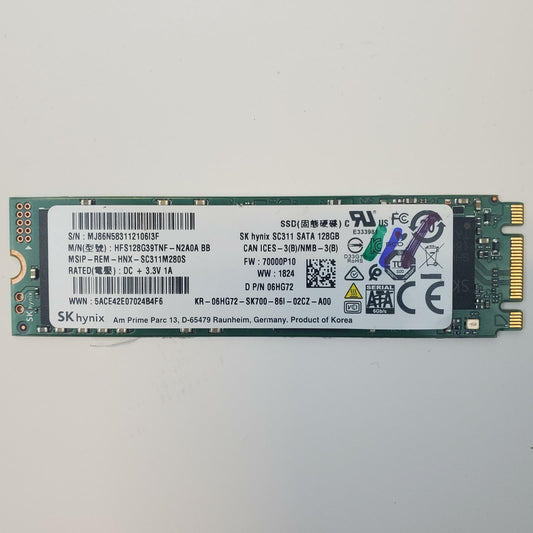 SK Hynix HFS128G39TNF 128GB 2280 Gen3 M.2 SSD | Grade A | 7808