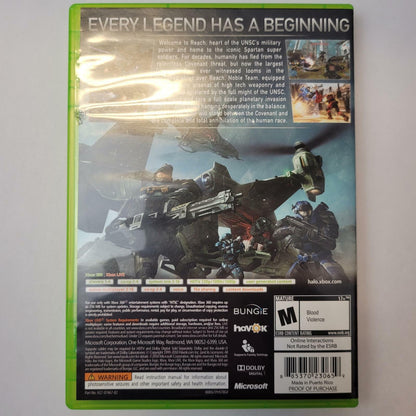 Xbox 360 Game: Halo Reach | Grade A