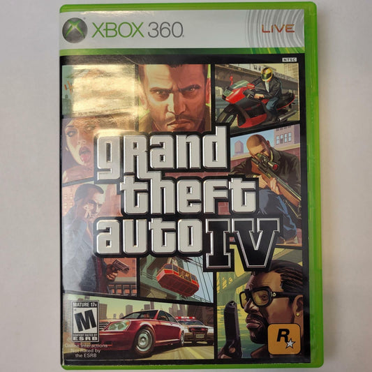Xbox 360 Game: Grand Theft Auto IV | Grade A