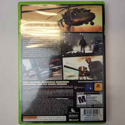 Xbox 360 Game: Grand Theft Auto IV | Grade A