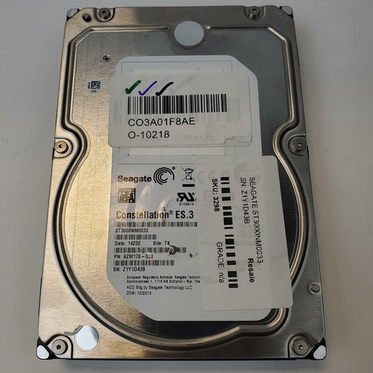 Seagate ST3000NM0033 3TB 3.5" SATA Internal HDD | Grade A