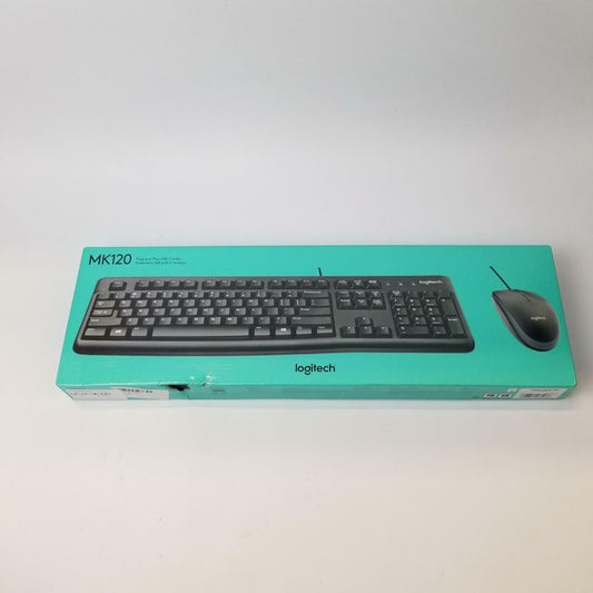LOGITECH MK120 | Wired Keyboard and Wired mouse kit | Grade A