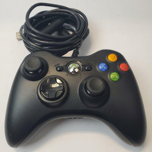 Microsoft Xbox 360 Wired Controller (Black) | Grade B
