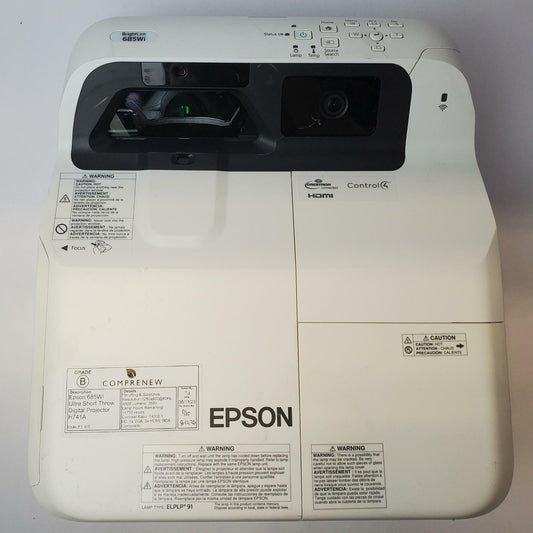 EPSON 685WI Ultra Short Throw Digital Projector | Grade B | 9506