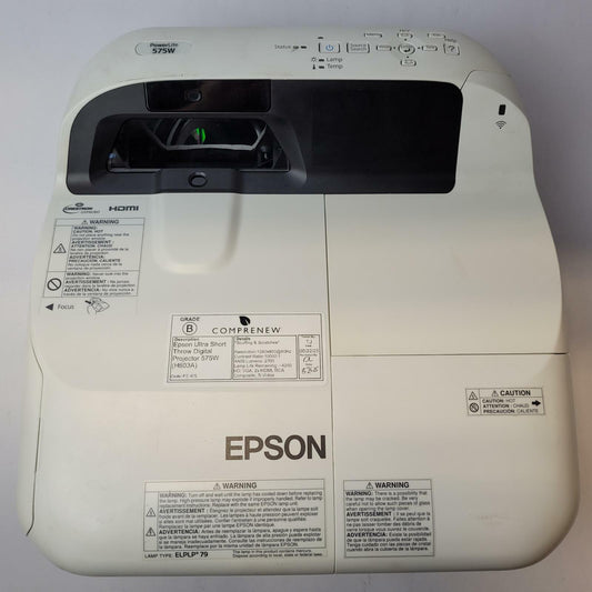 EPSON H603A Ultra Short Throw Digital Projector | Grade B | 9497