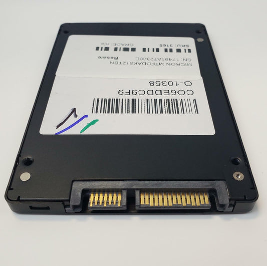 Micron MTFDDAK512TBN 512GB 2.5" SATA Internal SSD | Grade A | 9543