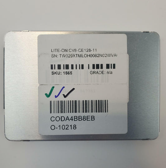 Lite-On CV8-CE128-11 128GB 2.5" SATA Internal SSD | Grade A | 9544