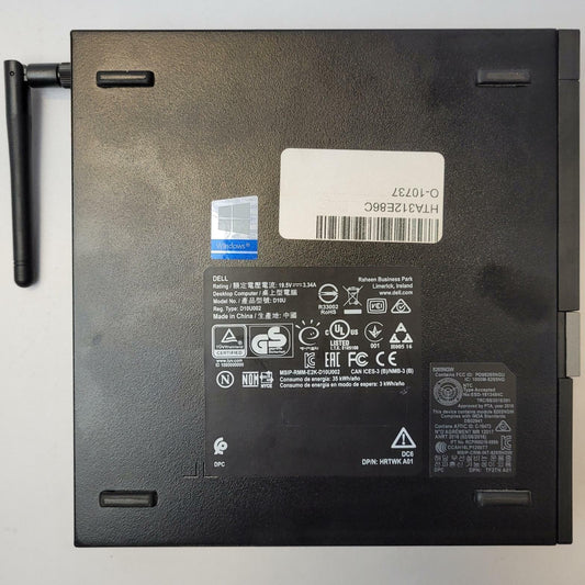 DELL OPTIPLEX 7050 No OS I5-7500T 16GB RAM 256GB 2.5" SSD | Grade B