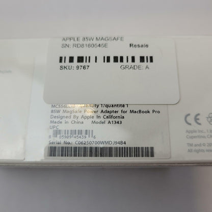Apple 85W MagSafe Power Adapter | Grade A