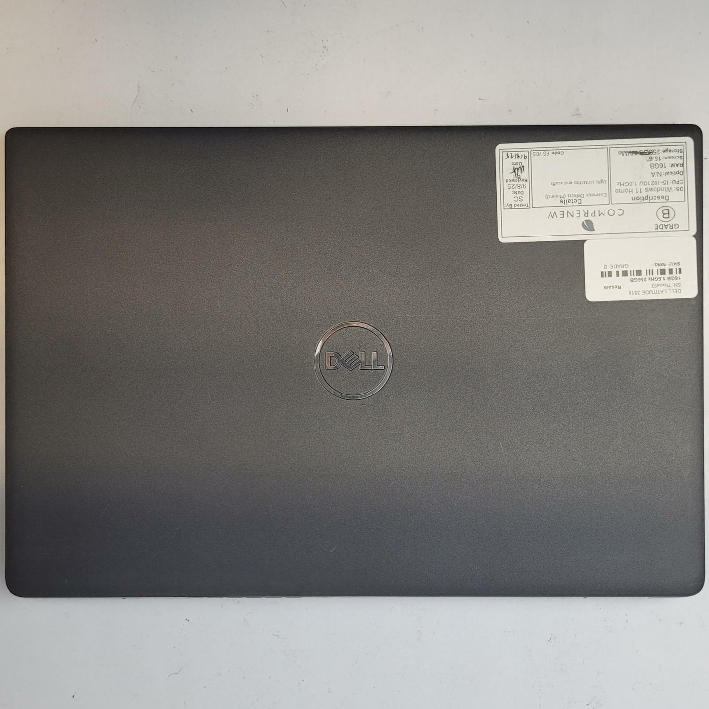DELL LATITUDE 3510 Win 11 Home I5-10210U 16GB RAM 256GB NVME | Grade B | 9898