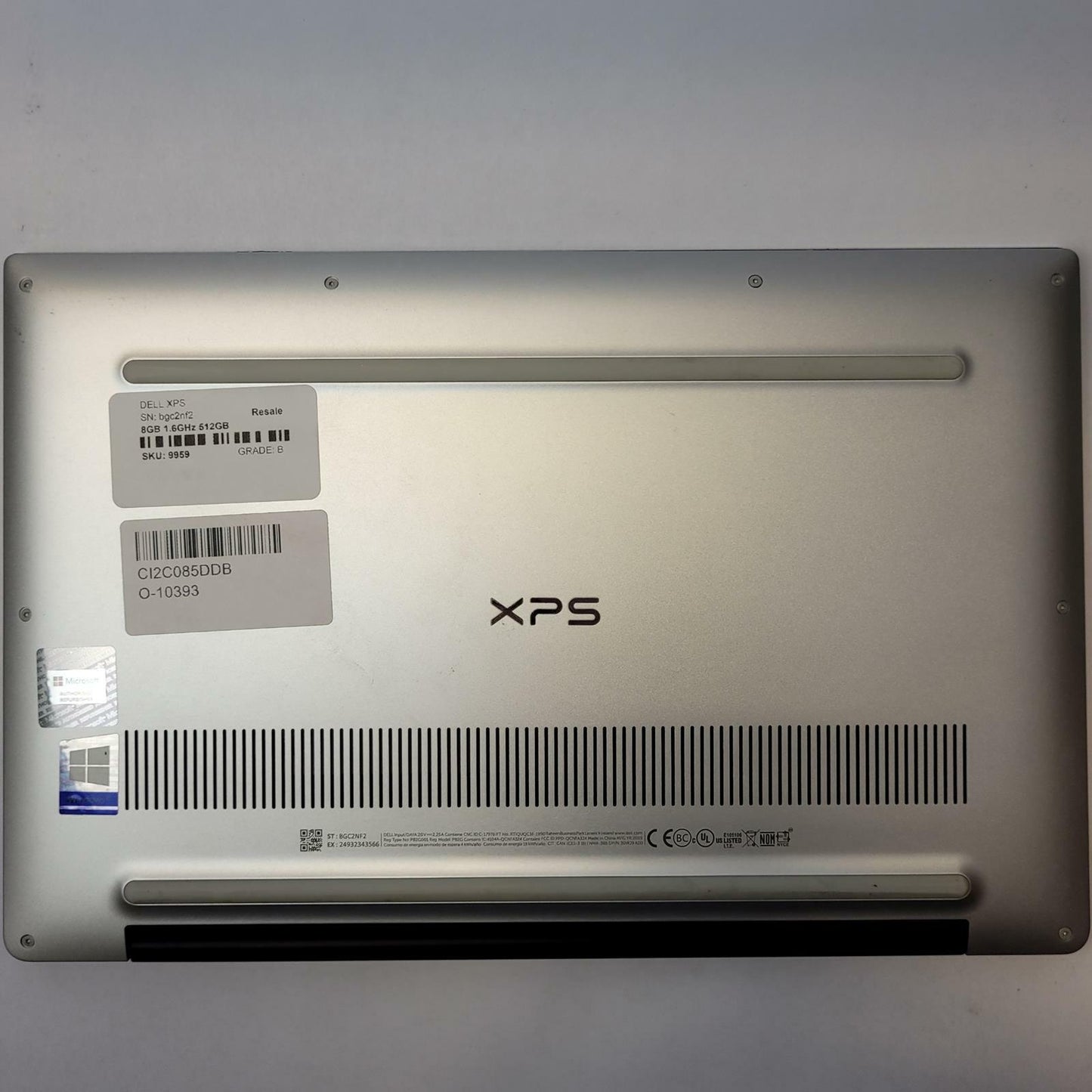DELL XPS 13 9370 Windows 11 Home i5-8250U 8GB RAM 512GB M.2 | Grade B | 9959