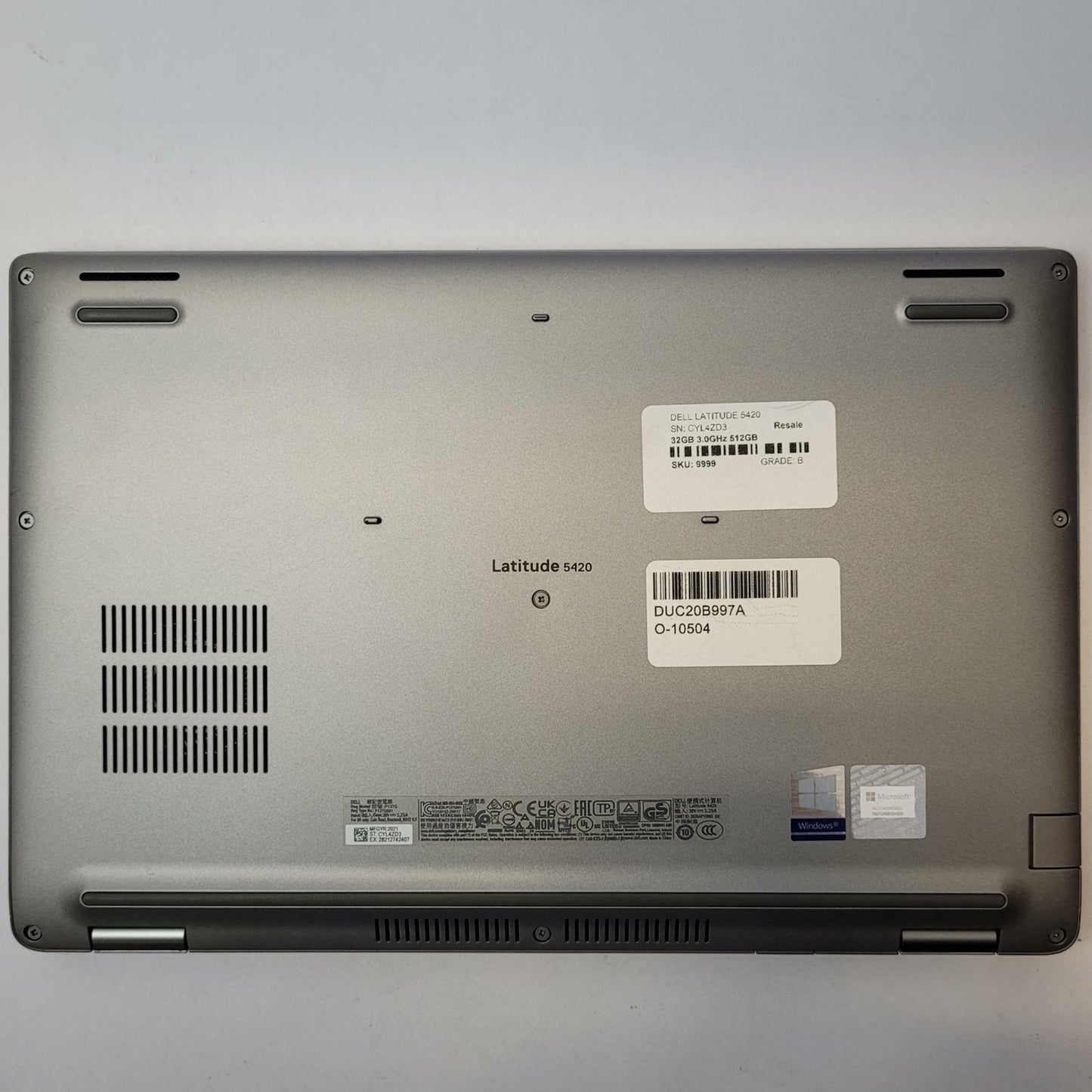 DELL LATITUDE 5420 Windows 11 Home i7-1185G7 32GB RAM 512GB NVME | Grade B