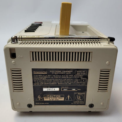 MONTGOMERY WARD JSA12120 Portable TV | Grade B