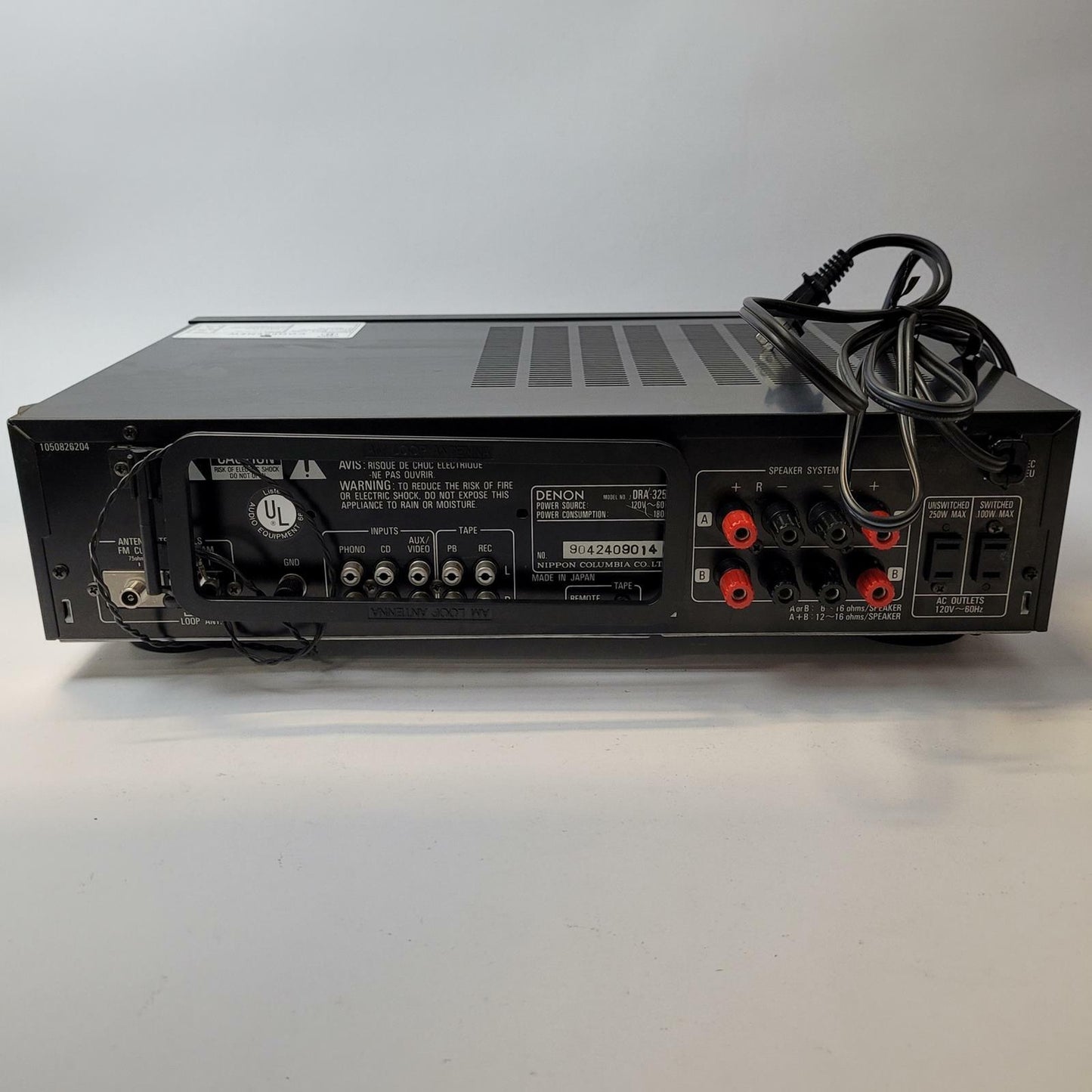 DENON DRA-325R Stereo Receiver + Remote | Grade B