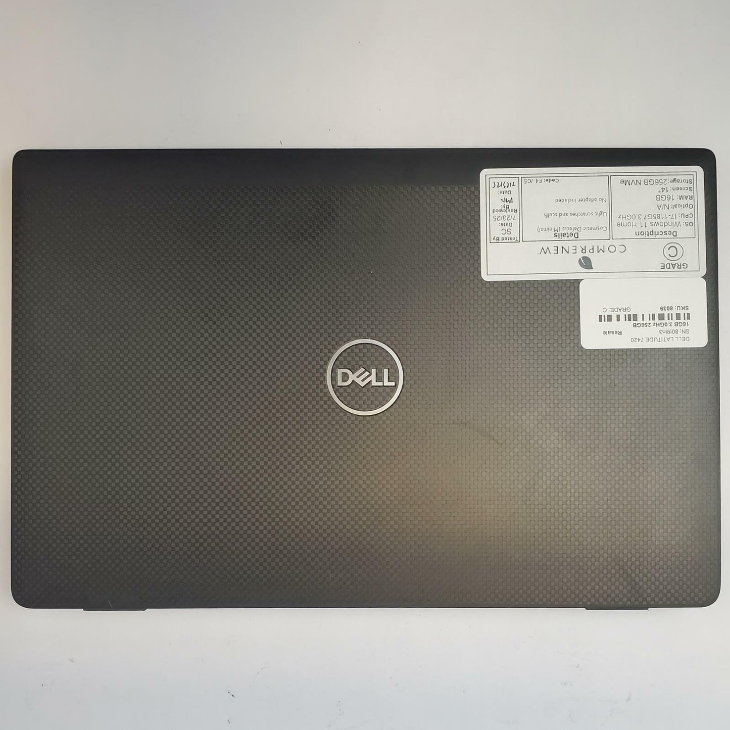 DELL LATITUDE 7420 Win 11 Home i7-1185G7 16GB RAM 256GB NVME | Grade C | 8039