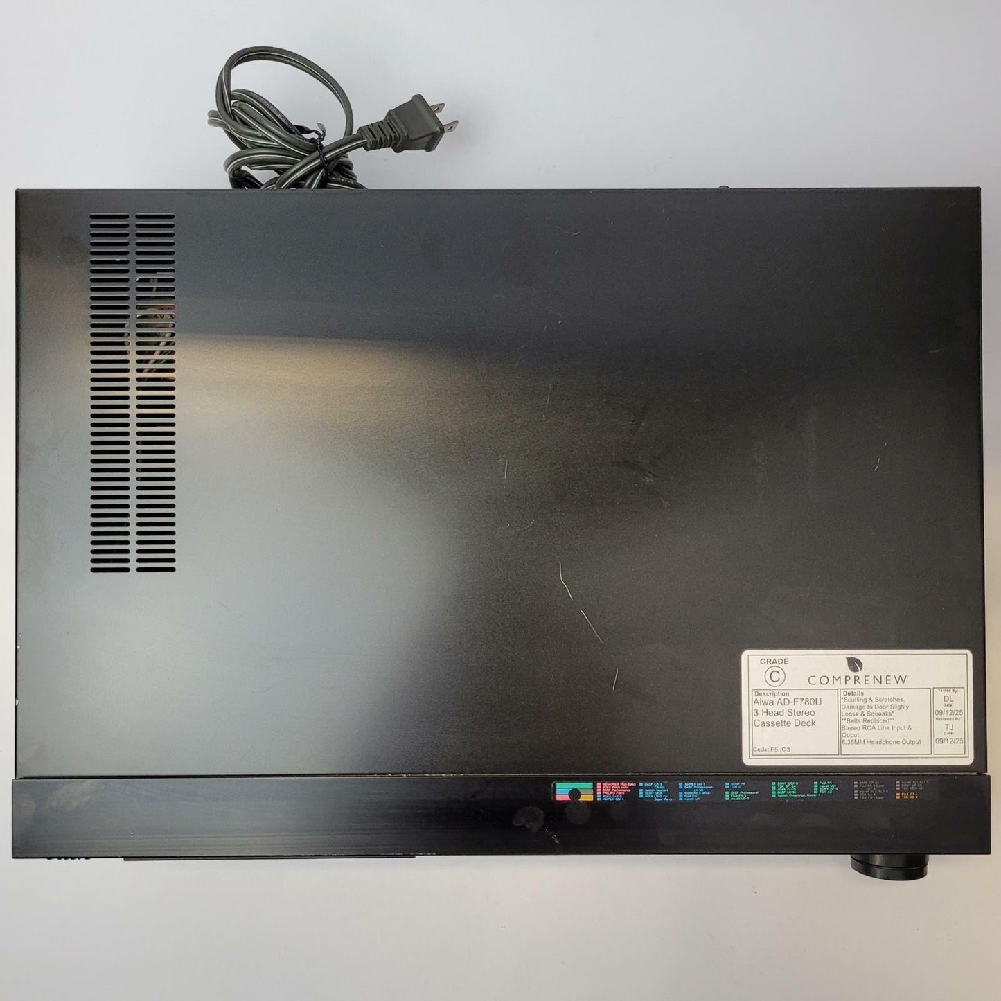 AIWA AD-F780U 3-Head Stereo Cassette Deck | Grade C