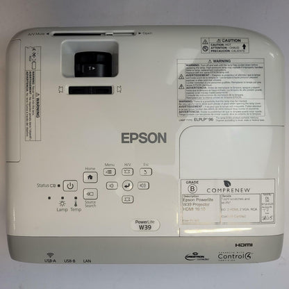 EPSON POWERLITE W39 Digital Projector | Grade B | 9991