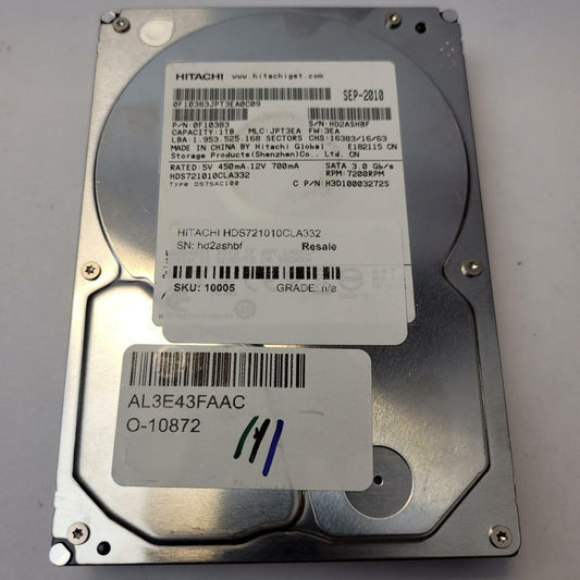HITACHI HDS721010CLA332 1TB 3.5" SATA Internal HDD | Grade A