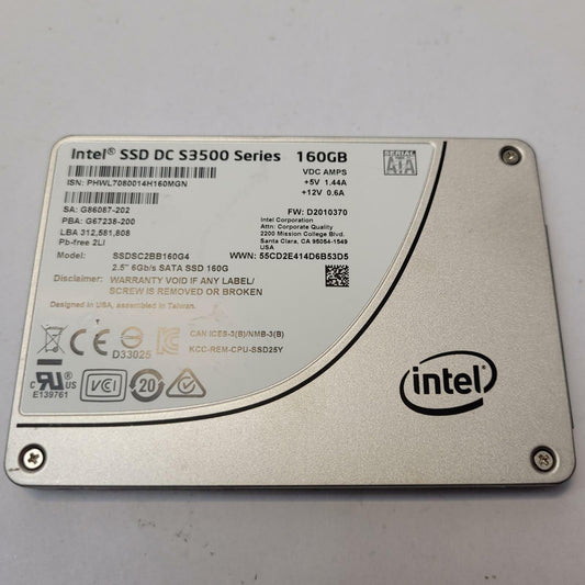 INTEL SSDSC2BB160G4 160GB 2.5" SATA Internal SSD | Grade A