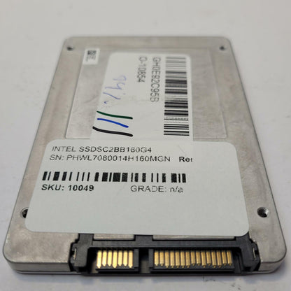 INTEL SSDSC2BB160G4 160GB 2.5" SATA Internal SSD | Grade A