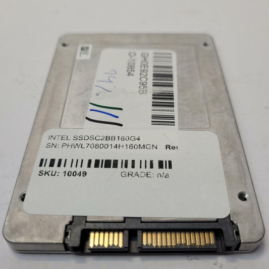 INTEL SSDSC2BB160G4 160GB 2.5" SATA Internal SSD | Grade A