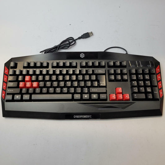 CyberPowerPC USB Wired Gaming Keyboard | Grade A