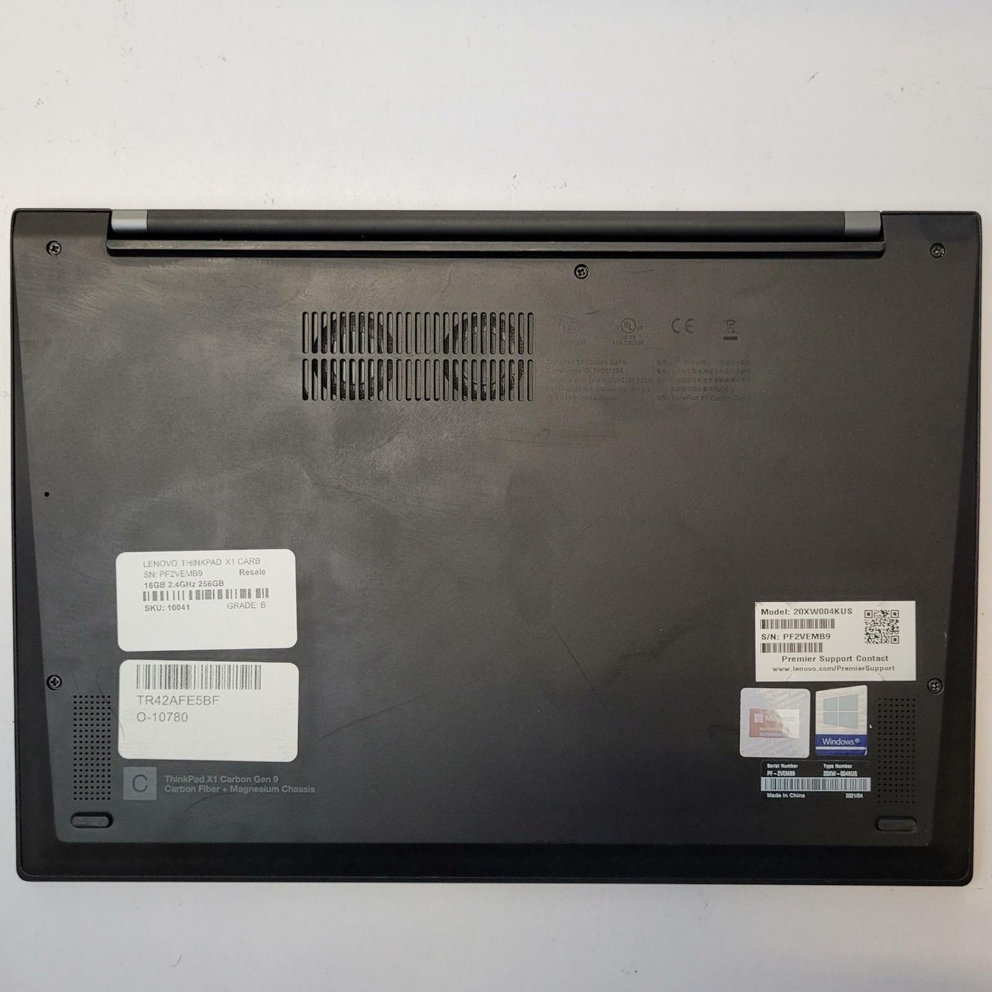 LENOVO THINKPAD X1 CARBON G9 Win 11 Home I5-1135G7 16GB RAM 256GB NVME | Grade B