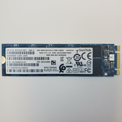 SanDisk SD9SN8W-128G-1006 128GB 2280 Gen3 M.2 SSD | Grade A | 10011