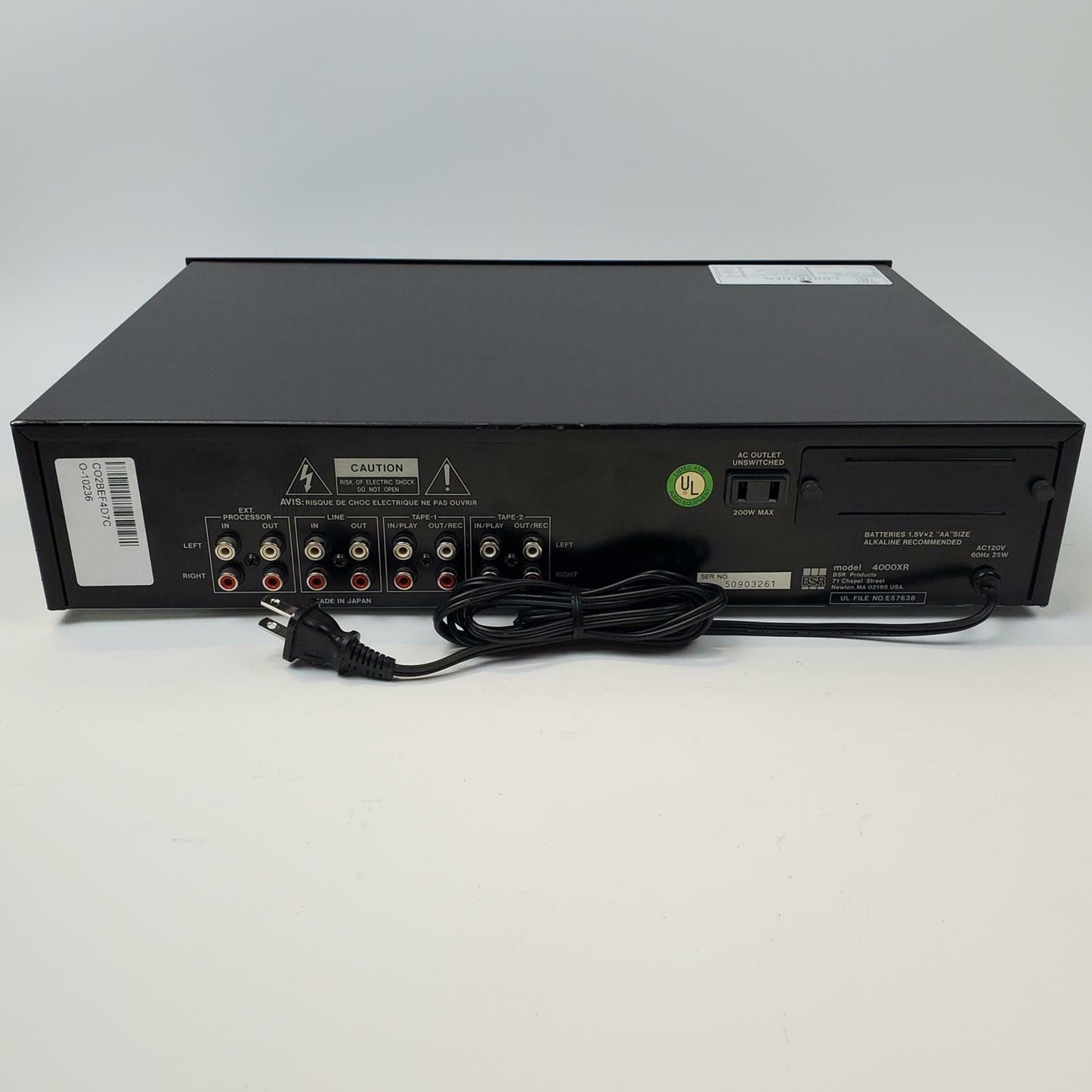 BSR 4000XR Graphic Equalizer | Grade B