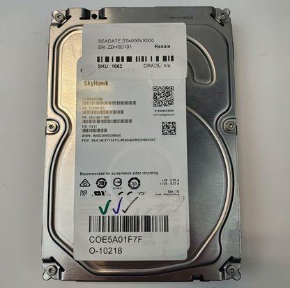 Seagate ST4000VX000 4TB 3.5" SAS Internal HDD | Grade A