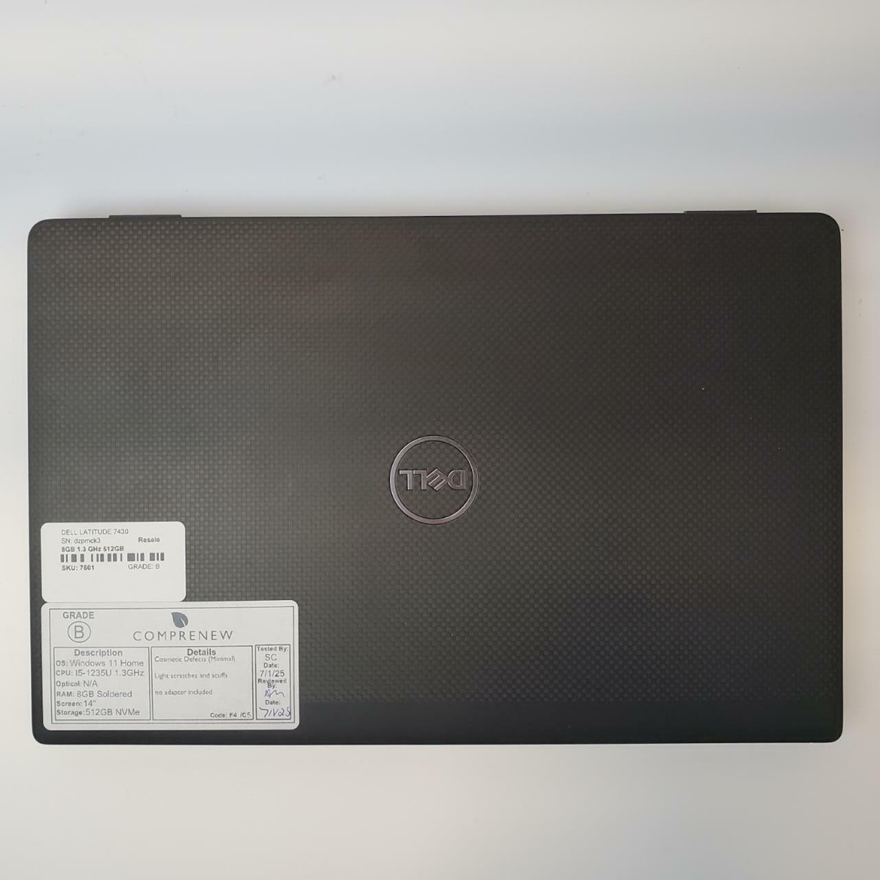 DELL LATITUDE 7430 Win 11 Home I5-1235U 8GB RAM 512GB NVME | Grade B