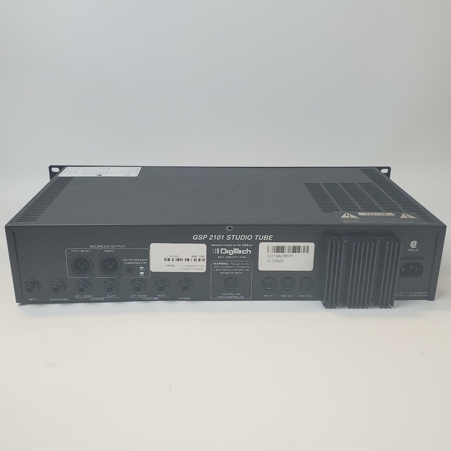 Digitech GSP 2101 Studio Tube Preamp/Multi Effects | Grade D