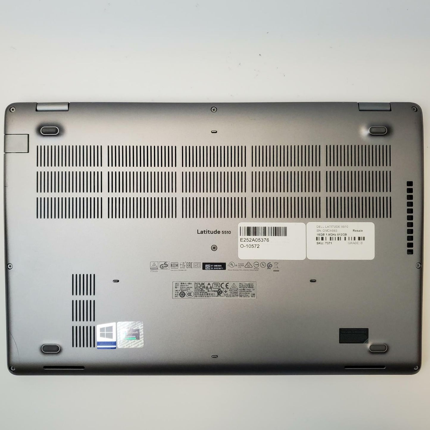 DELL LATITUDE 5510 Win 11 Home i7-10610U 16GB RAM 512GB NVME | Grade B | 7371