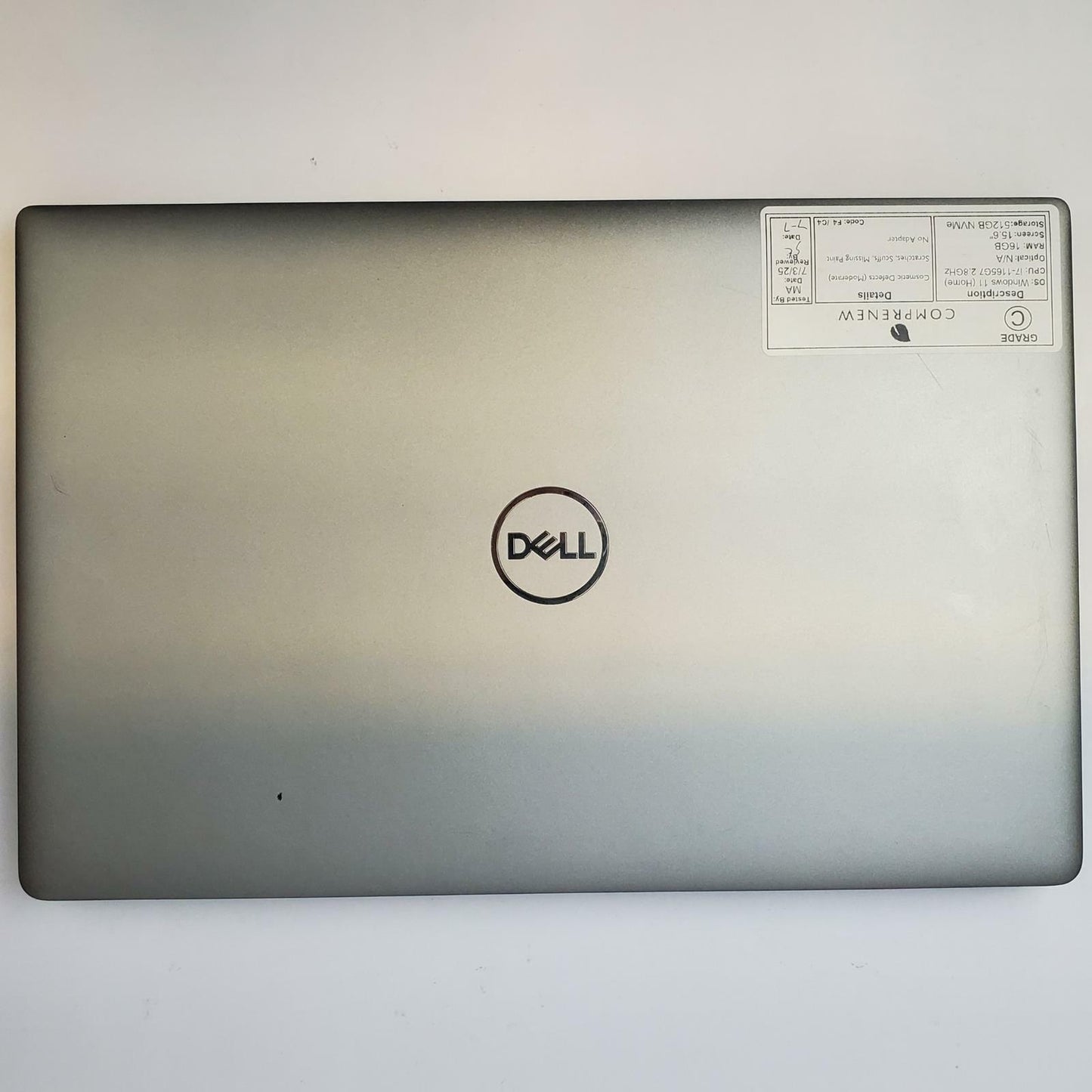 DELL LATITUDE 5520 Win 11 Home I7-1165G7 16GB RAM 512GB NVME | Grade C | 7637