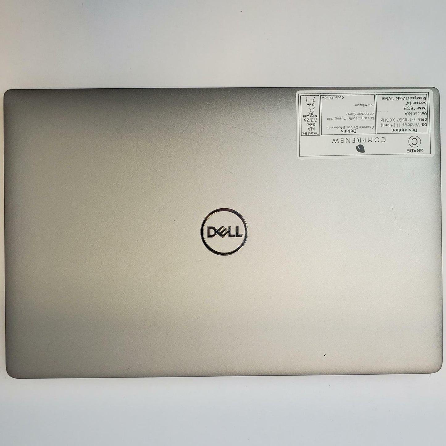 DELL LATITUDE 5420 Win 11 Home i7-1185G7 16GB RAM 512GB NVME | Grade C | 7629