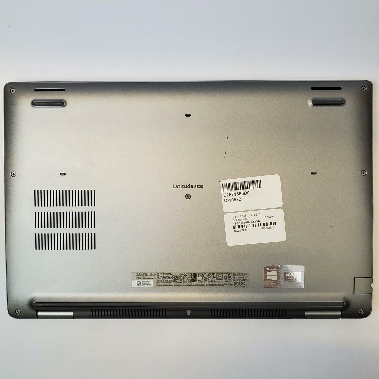 DELL LATITUDE 5520 Win 11 Home I7-1165G7 16GB RAM 512GB NVME | Grade C | 7637