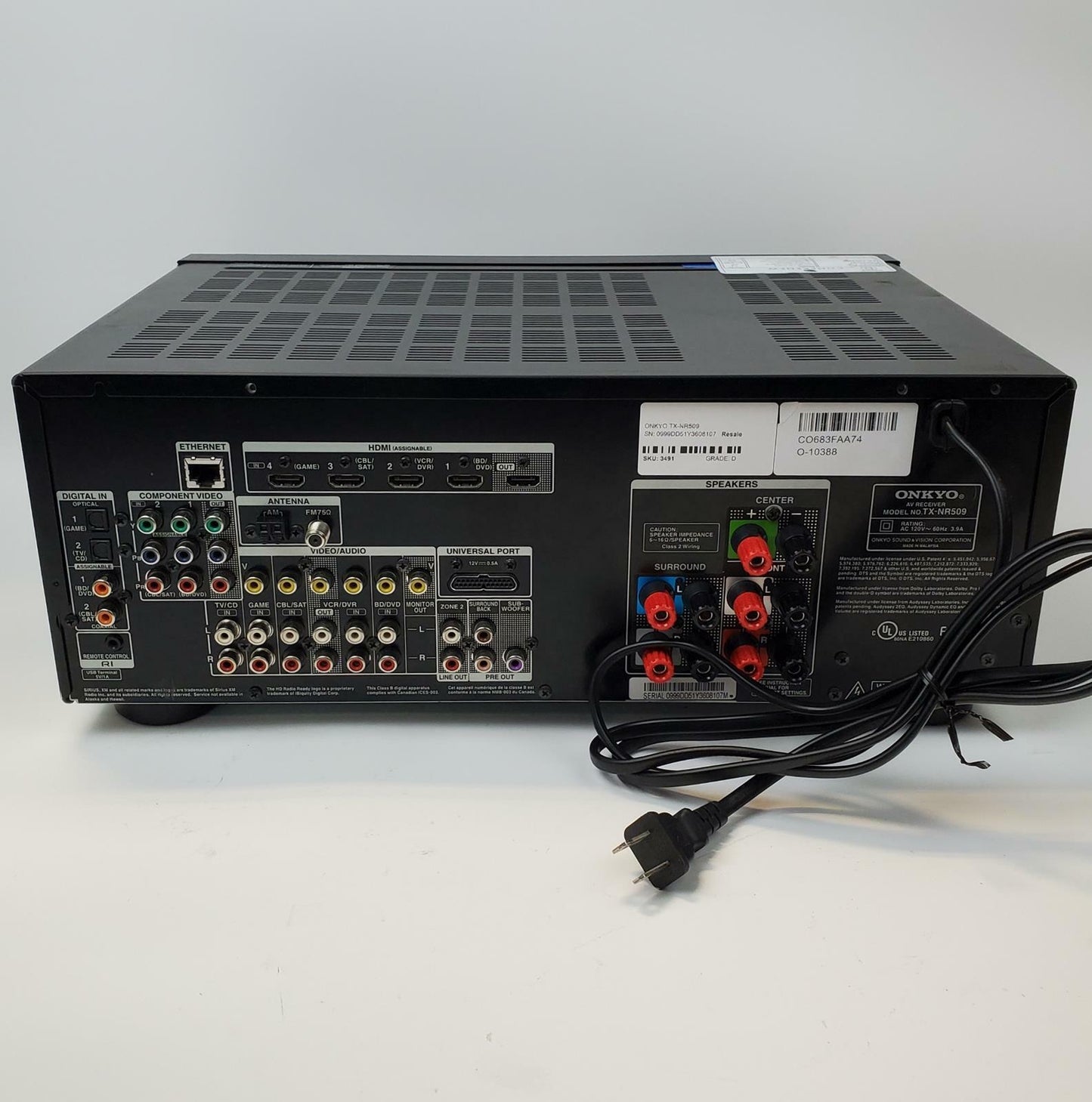 Onkyo TX-NR509 AV Receiver | Grade D