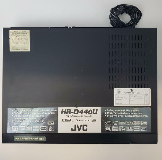 JVC HR-D440U VCR/VHS Player | Grade B