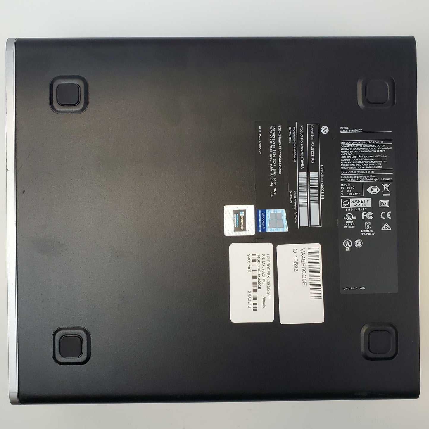 HP PRODESK 400 G5 SFF Win 11 Home i5-8500 16GB RAM 256GB NVME | Grade B