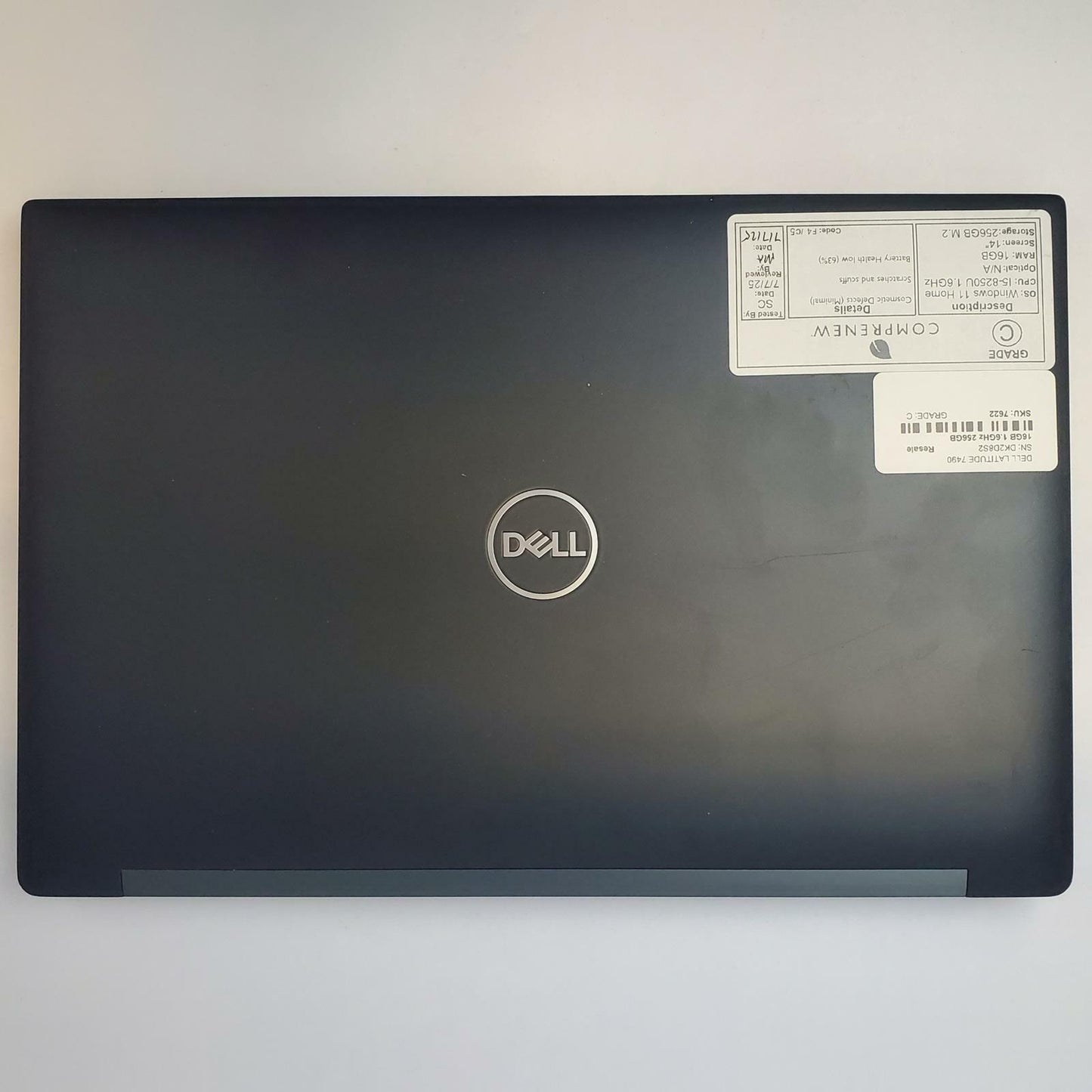 DELL LATITUDE 7490 Win 11 Home i5-8250U 16GB RAM 256GB M.2 | Grade C | 7622