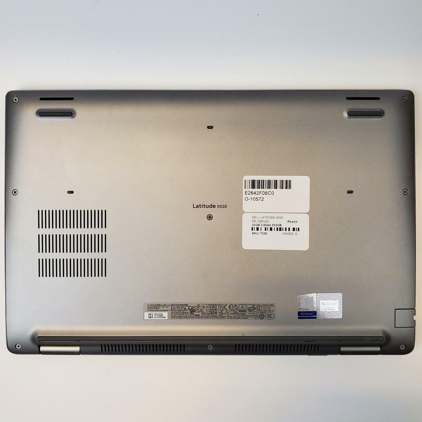 DELL LATITUDE 5520 Win 11 Home I7-1165G7 32GB RAM 512GB NVME | Grade B | 7326
