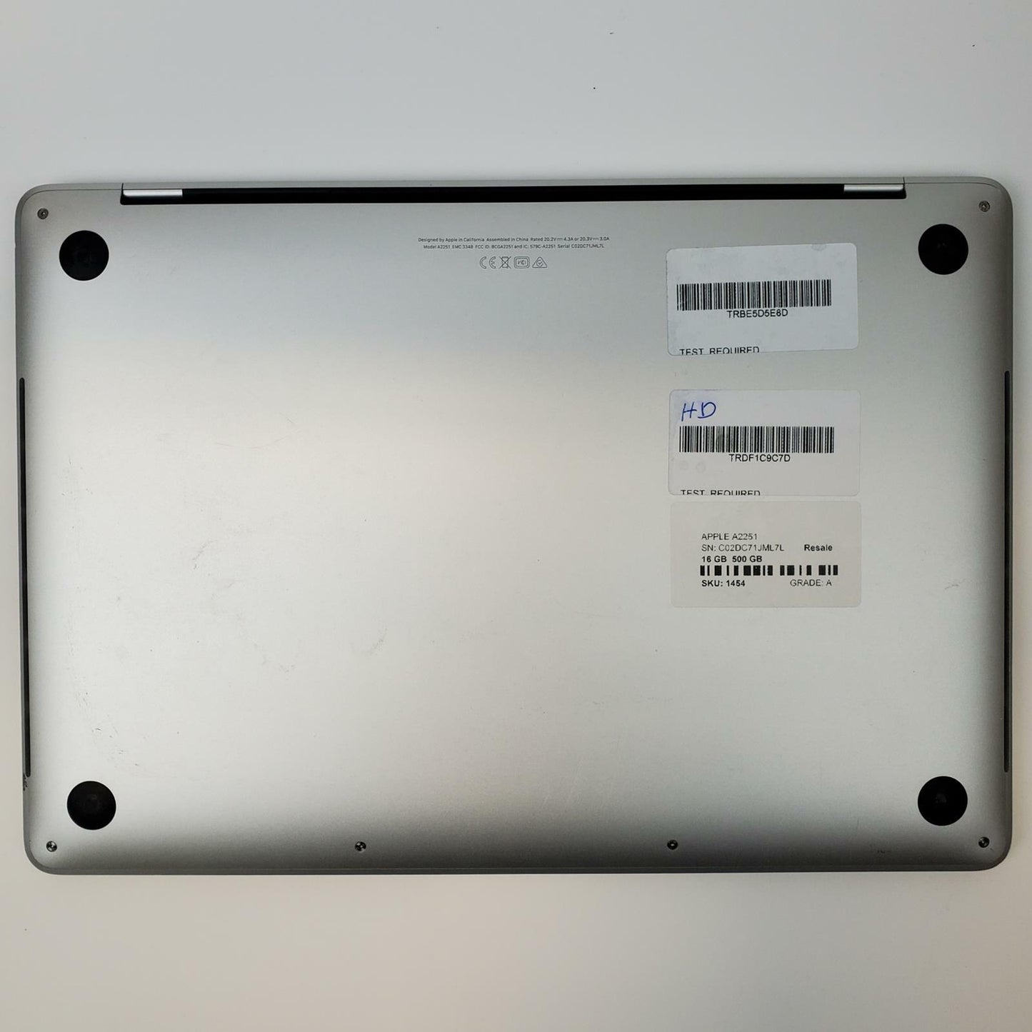 Apple MacBook Pro A2251 macOS Sequoia i5-1038NG7 16GB RAM 500GB NVMe | Grade A