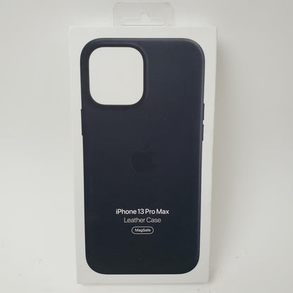 Apple iPhone 13 Pro Max MM1R3ZM/A MagSafe Leather Case (Midnight) | Grade A