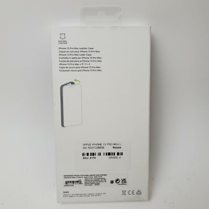 Apple iPhone 13 Pro Max MM1R3ZM/A MagSafe Leather Case (Midnight) | Grade A