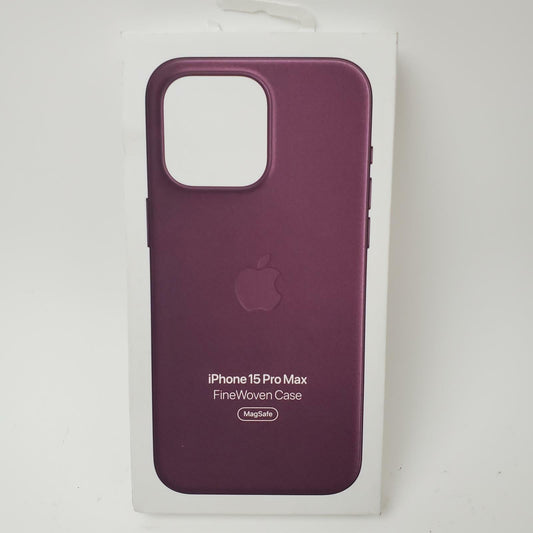 Apple iPhone 15 Pro Max MT4X3ZM/A MagSafe FineWoven Case (Mulberry) | Grade A