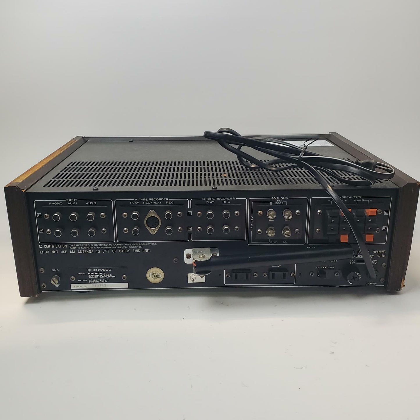 KENWOOD KR-4050 AM/FM Stereo Receiver | Grade C