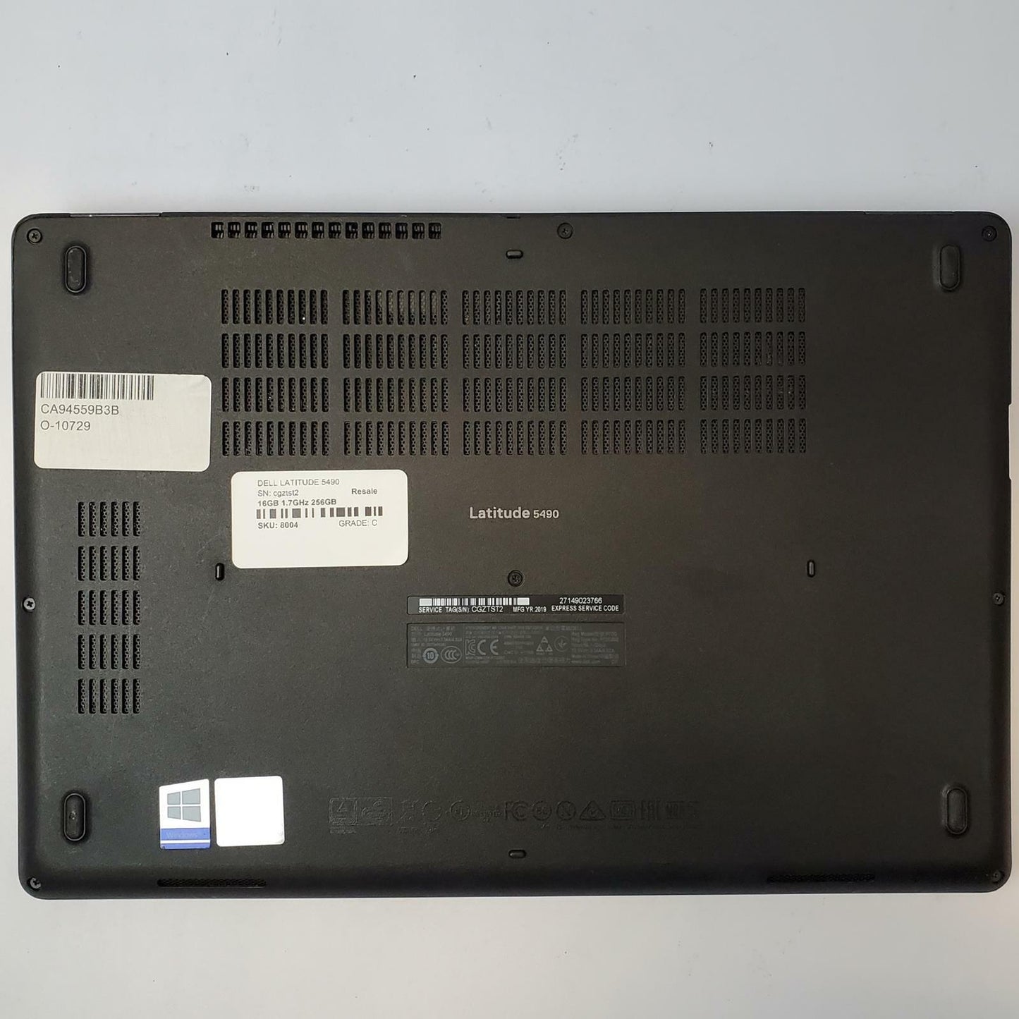 DELL LATITUDE 5490 Win 11 Home I5-8350U 16GB RAM 256GB M.2 | Grade C | 8004