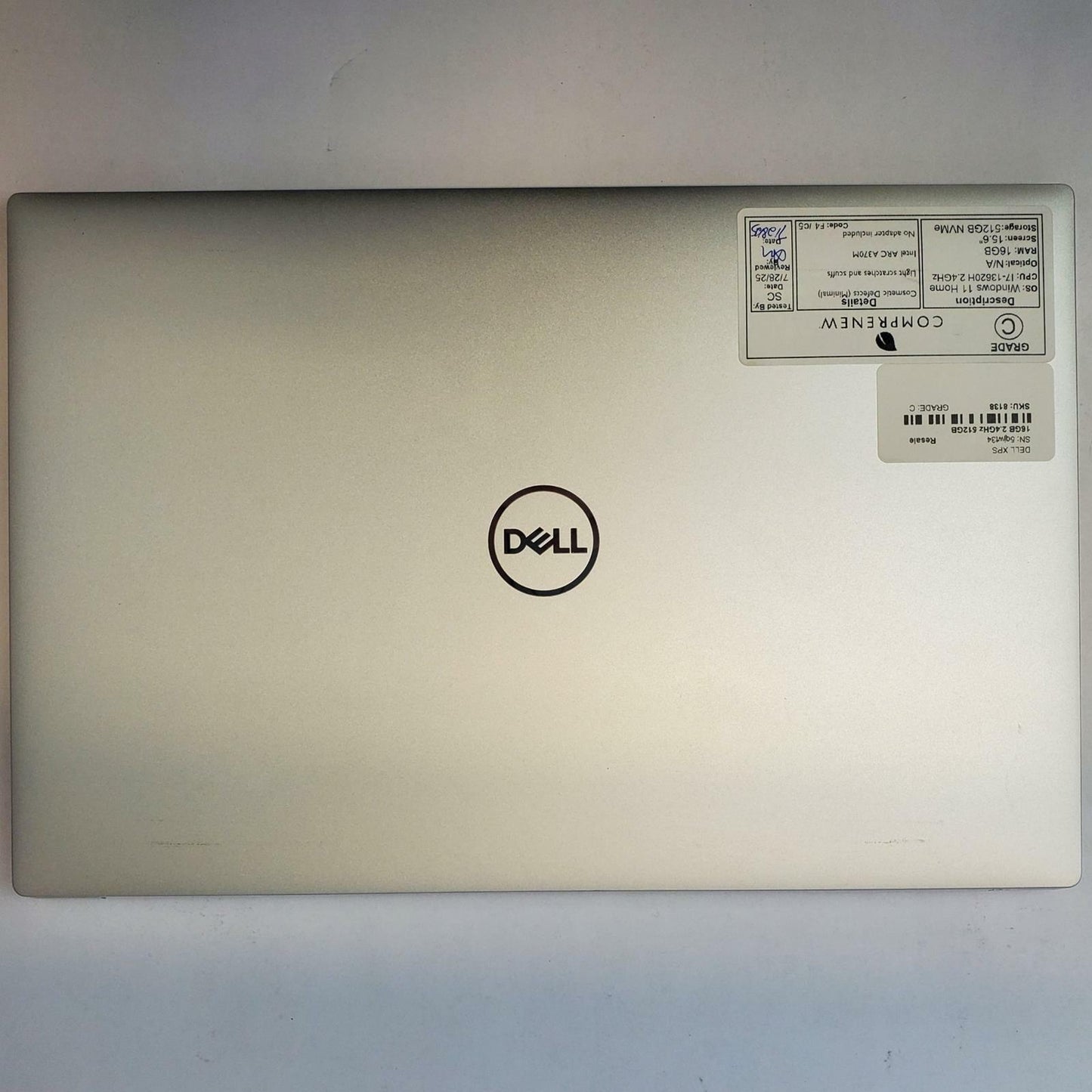 DELL XPS 15 9530 Win 11 Home i7-13620H 16GB RAM 512GB NVME | Grade C | 8138